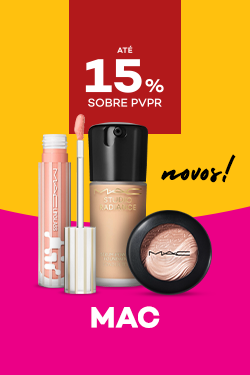 Novidade da marca MAC e com desconto até 15% sobre preço de Venda ao Público Recomendado